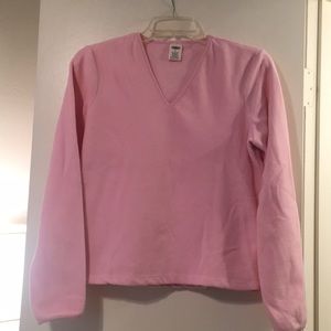 Pink fleece top